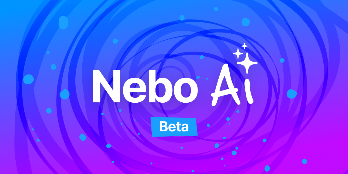 Introducing nebo AI cover